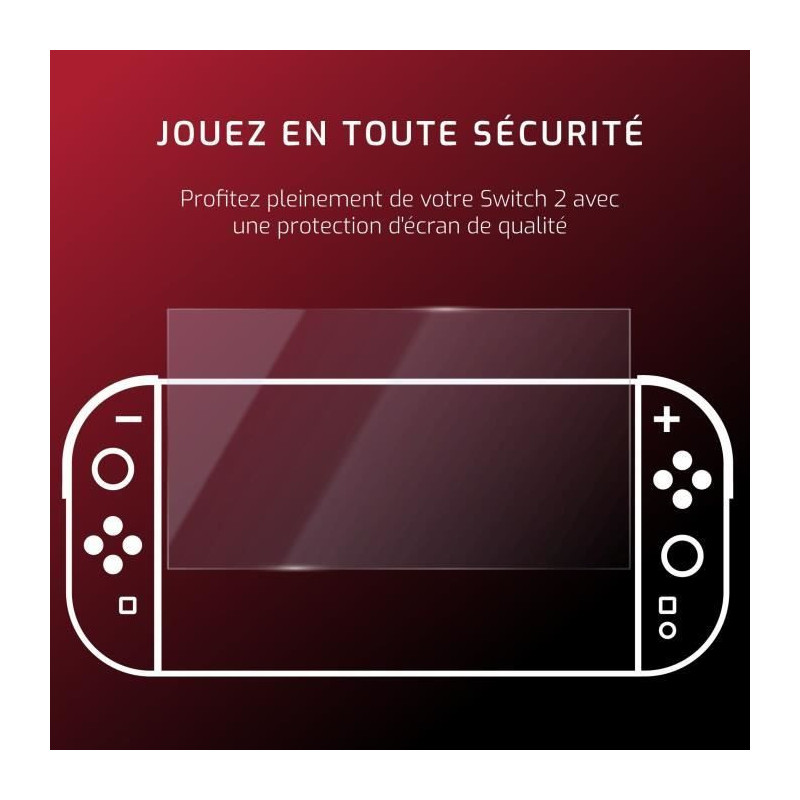 Starter Pack - ONLAN - Nintendo Switch 2 - Black Case + Screen Protect