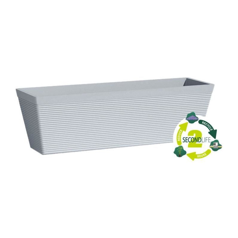 Planter - GARDEN ID - Green Care Impact Blue-Grey - 50 x 16 x 16 cm -