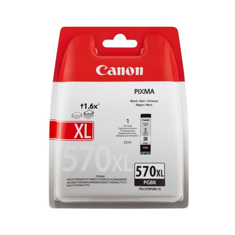 Canon PGI-570XL Black XL (PGBK) Cartridge