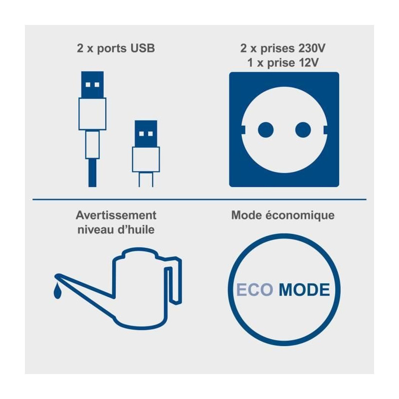 Groupe électrogene Inverter SCHEPPACH SG3500i - 3200W / 3500W - 4.8 C