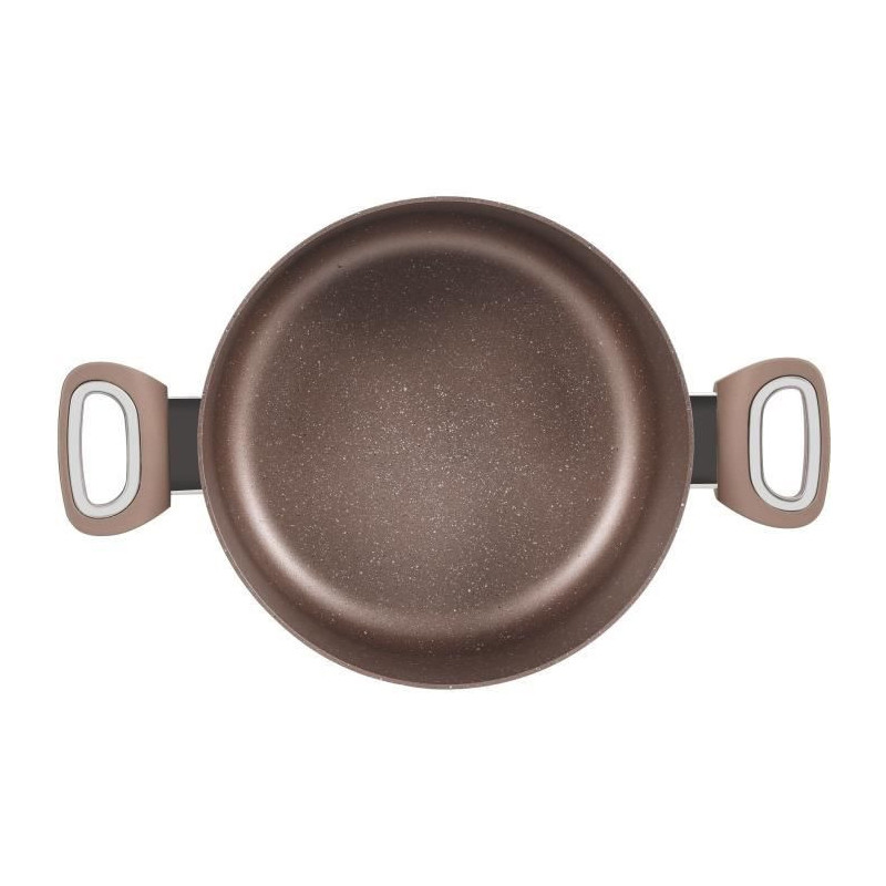 Pot - ARTHUR MARTIN - AM5531 - 28 cm with glass lid - Aluminum - All h
