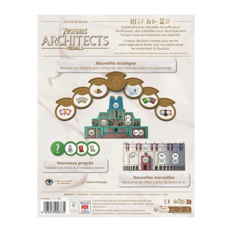 7 Wonders Architects: Medals (Ex)