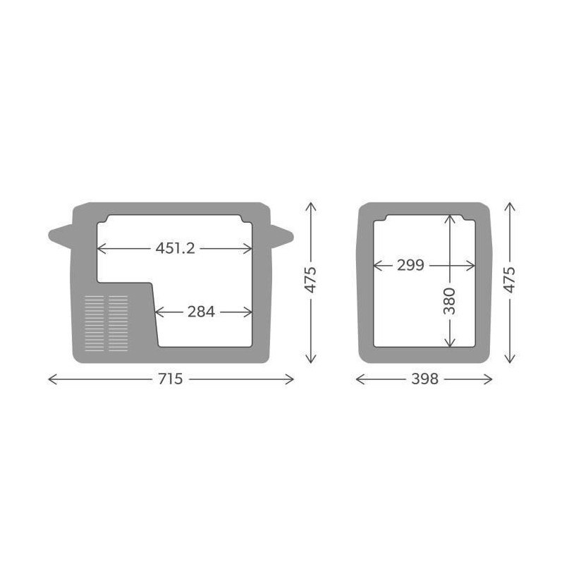 Glaciere électrique portable - DOMETIC - CFF45 - A compression - 44 l