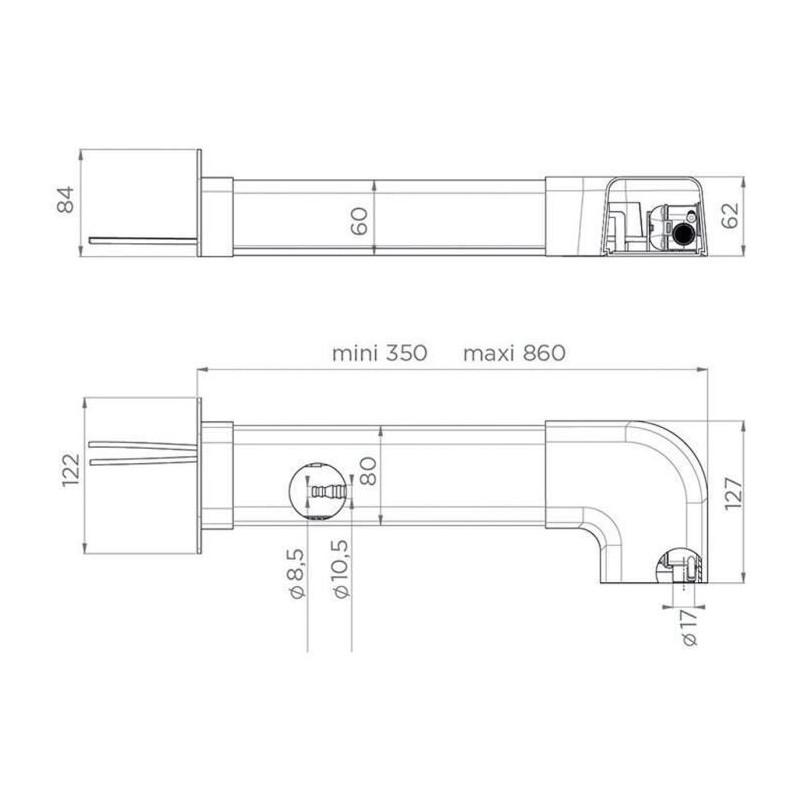 Condensate lifting pump - SFA - Sanicondens Clim Pack S - White chute