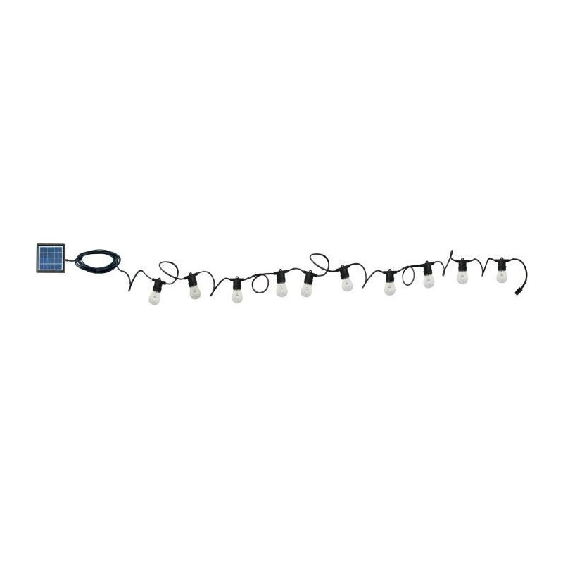 Solar garland - Rio Color - 5 m - Black