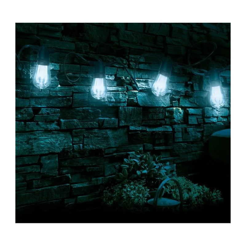 Solar garland - Rio Color - 5 m - Black