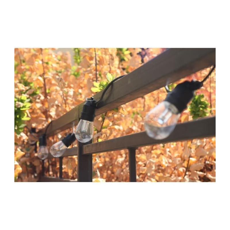 Solar garland - Rio Color - 5 m - Black