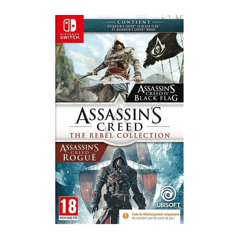 Assassin's Creed - Rebel Collection (Code in the box) Switch game