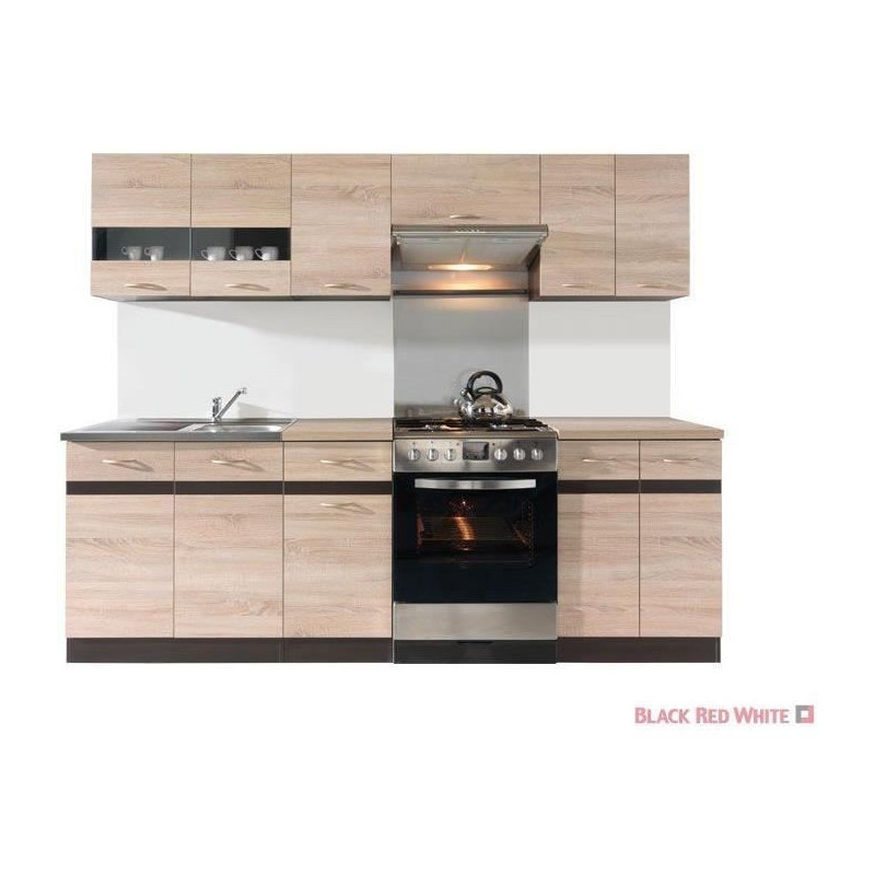 JUNONA Meuble haut 40 cm - 1 Porte - Chêne sonoma