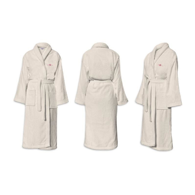 Peignoir - LE TEMPS D'UN BAIN - Taille S - 100% Coton 500g/m² - Doux,