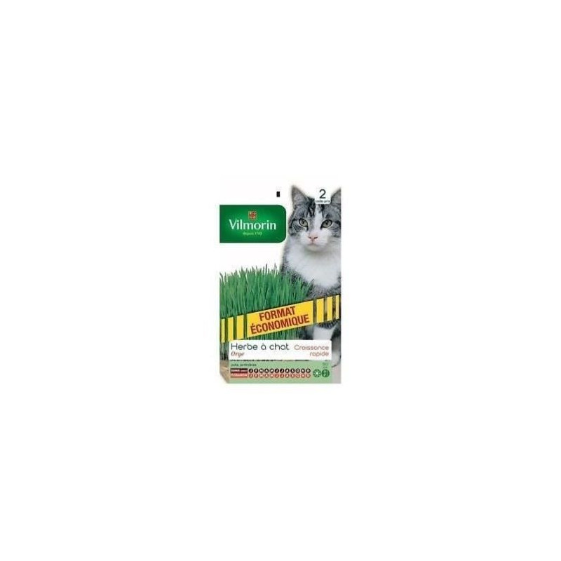 VILMORIN Sachet graines d'herbe a chat Orge