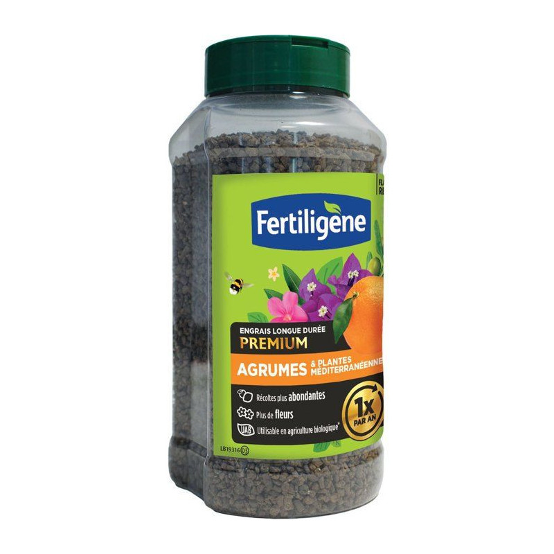 Engrais longue durée premium agrumes plantes méditerranéennes 600 g