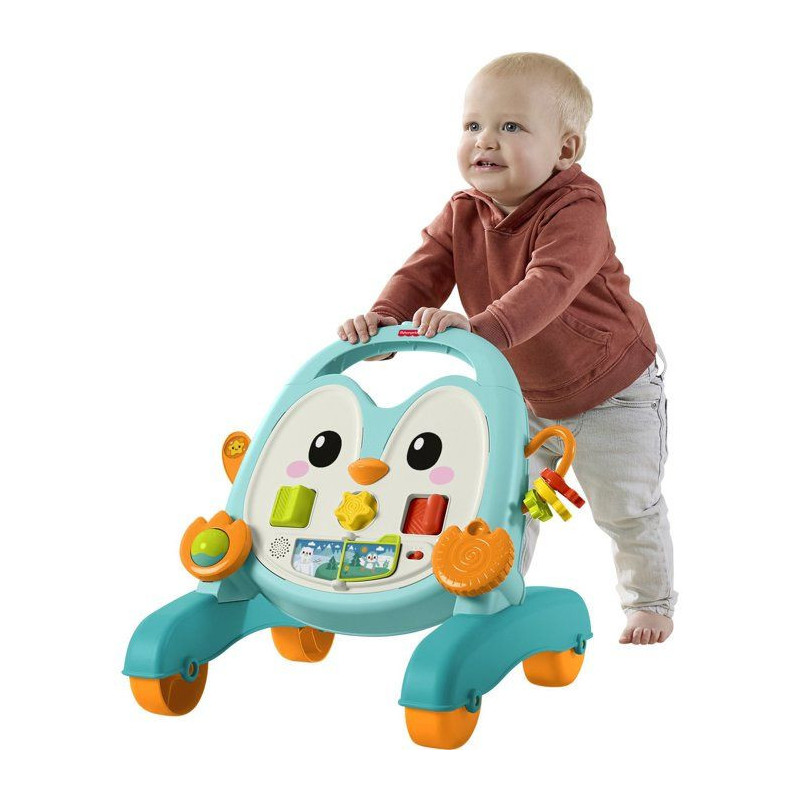 Jouet d'éveil - FISHER-PRICE - Trotteur pingouin JHF74 - Sons - Activ