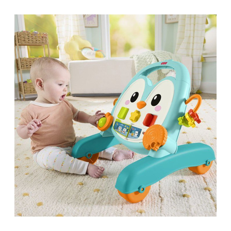 Jouet d'éveil - FISHER-PRICE - Trotteur pingouin JHF74 - Sons - Activ