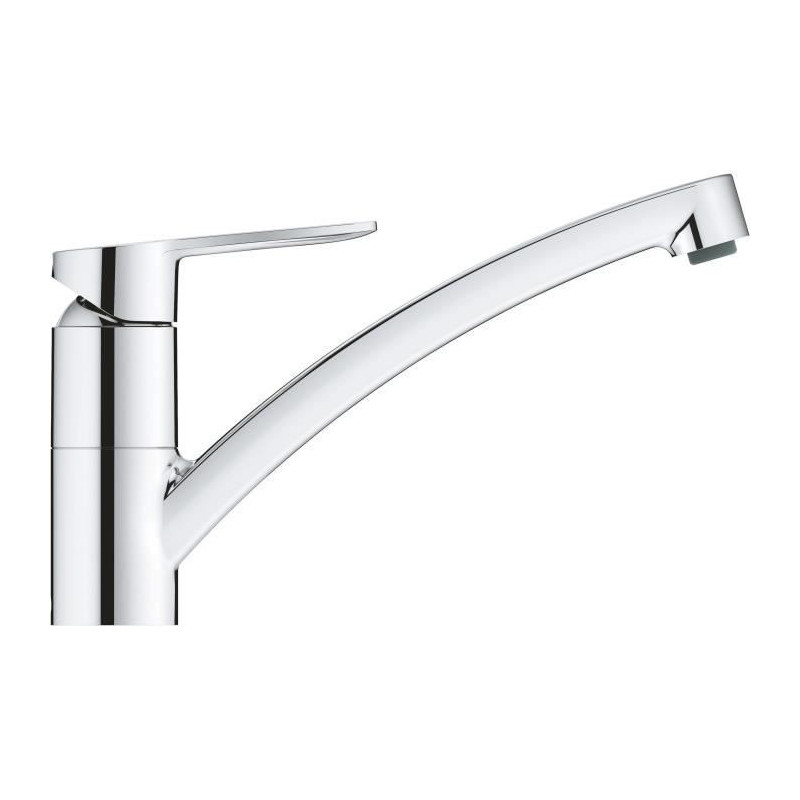Mitigeur évier GROHE Start Eco - Chromé - Bec bas - Métal