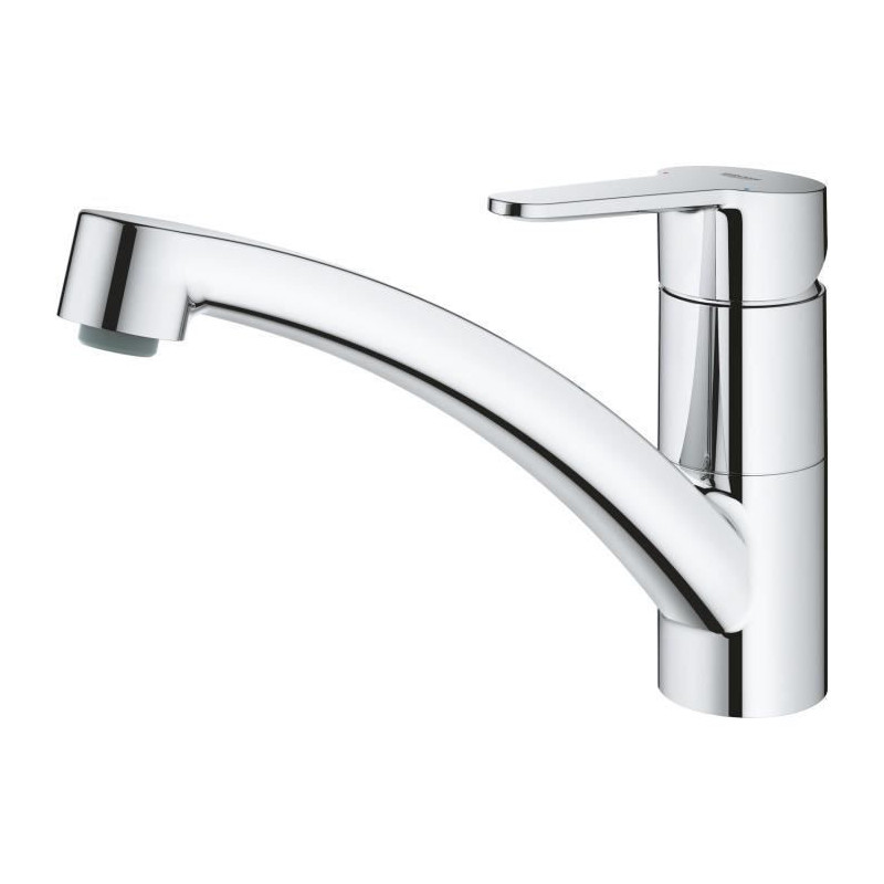 Mitigeur évier GROHE Start Eco - Chromé - Bec bas - Métal