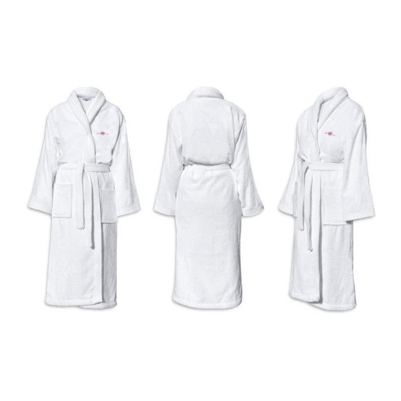 Peignoir - LE TEMPS D'UN BAIN - Taille S - 100% Coton 500g/m² - Doux,