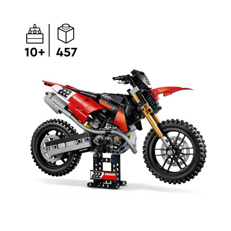 LEGO Moto Technic a construire - 42238 - Ducati Desmo450 MX Factory, m
