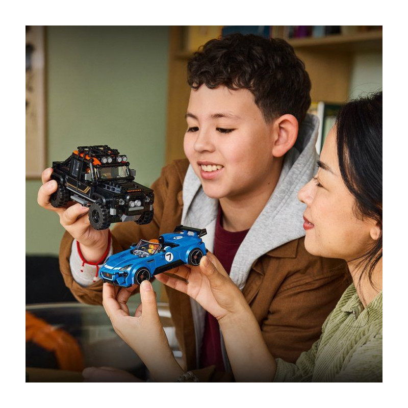 LEGO Speed Champions 77264 La Jaguar Project 7 et le Land Rover Defend