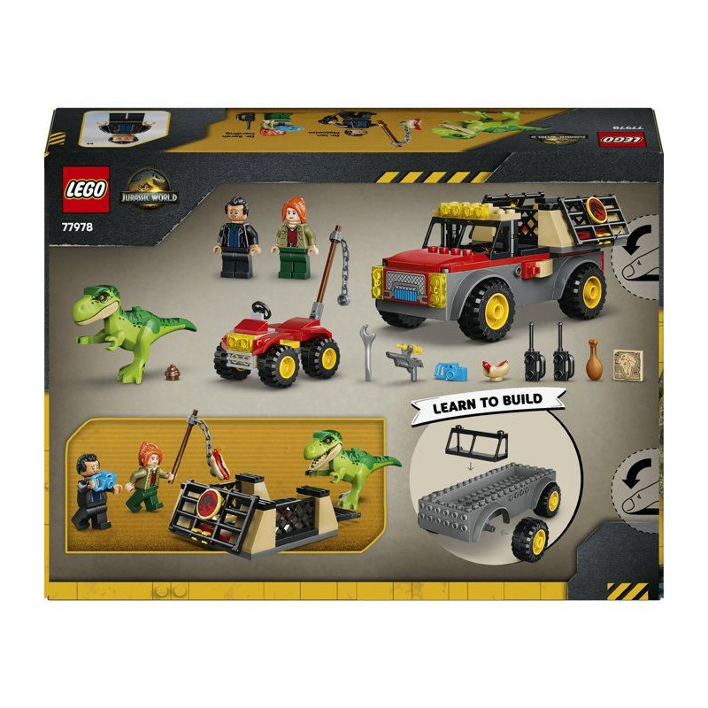 LEGO Jurassic World 77978 Camion de Transport du Jeune T-Rex - Dino Jo