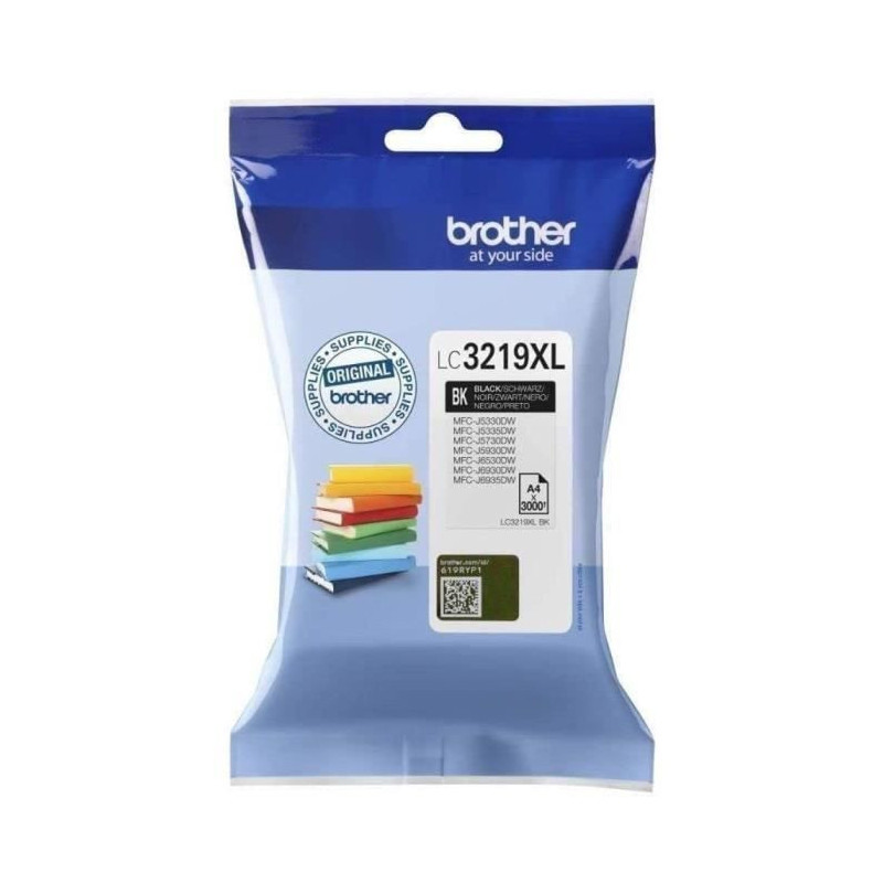 Cartouche d'encre BROTHER LC-3219XLBK noire XL pour imprimante jet d'e