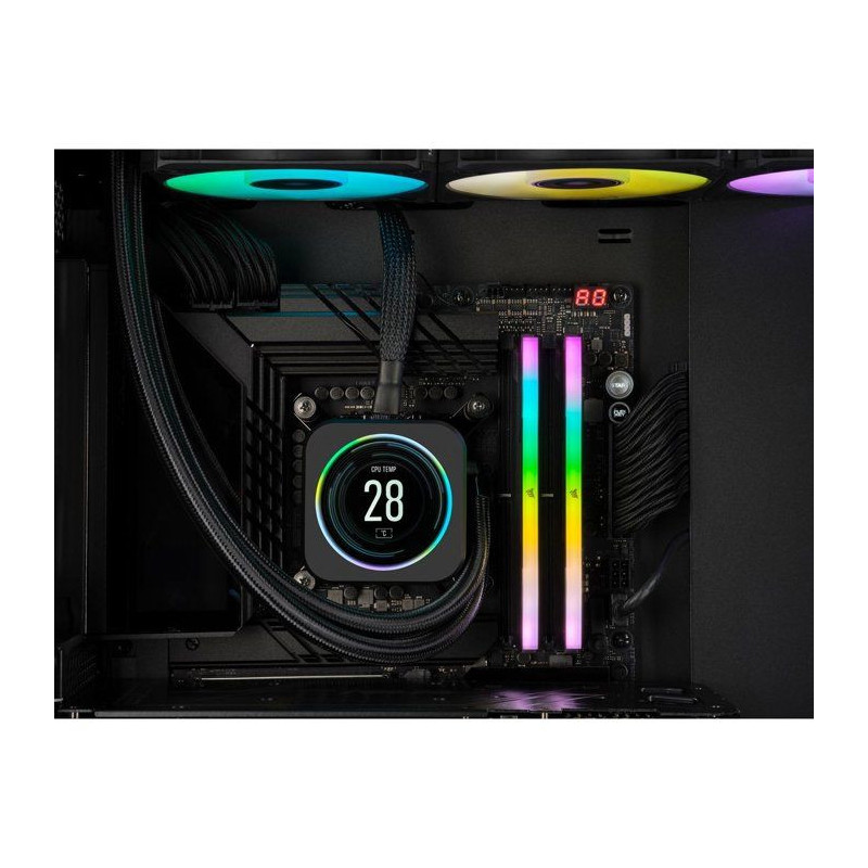 Mémoire RAM - CORSAIR - Vengeance RGB DDR5 - 32GB 2x16GB DIMM - 6000M