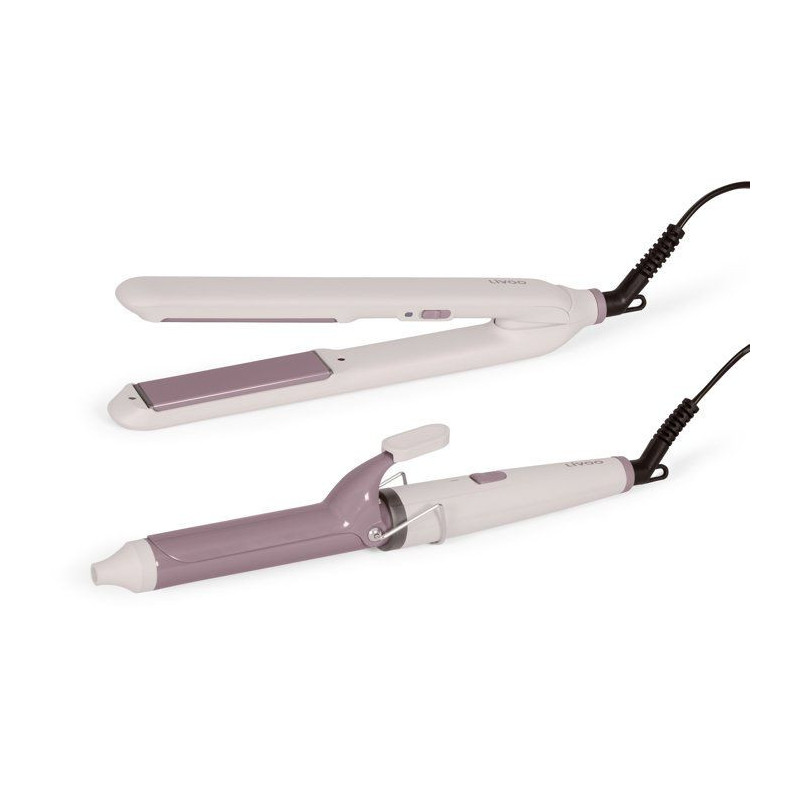 Set lisseur et boucleur - LIVOO - DOS215 - Céramique - 2-en-1 - Chauf