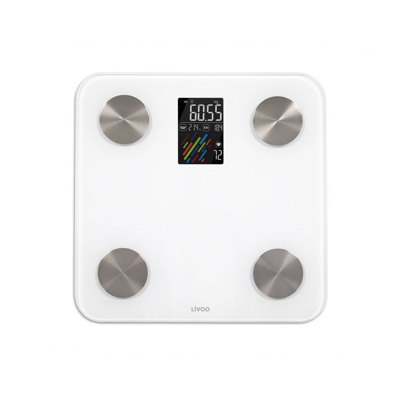 Pèse-personne impédancemètre connecté - LIVOO - DOM514 - Électron