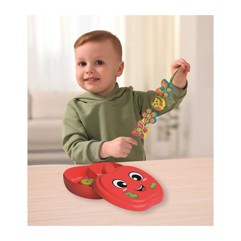 CLEMENTONI - Pomme et ses amis - Jeu d'enfilage - Montessori