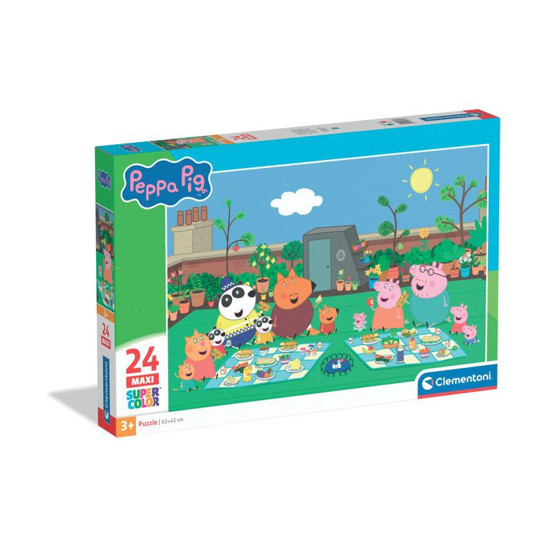 CLEMENTONI - 24 pieces Maxi - Peppa Pig