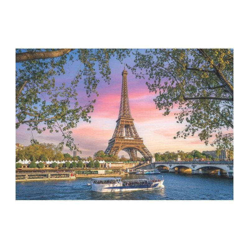 CLEMENTONI - 3000 pieces - Iron Lady in Pink