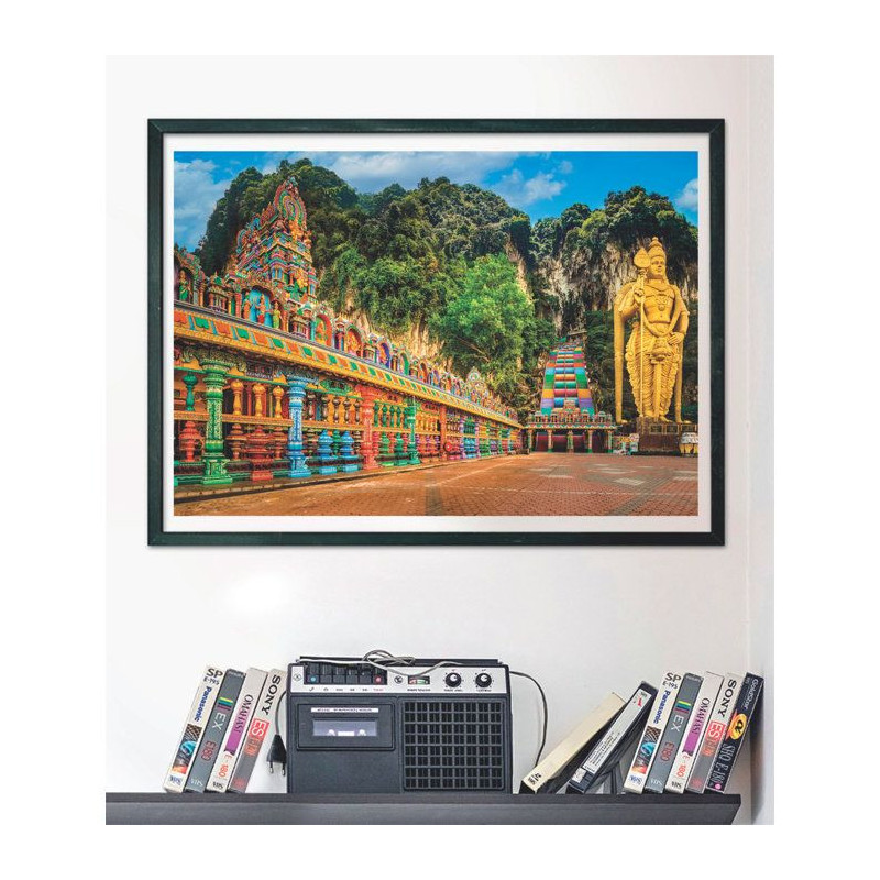 CLEMENTONI - Compact 1000 pièces - Painted Batu Caves