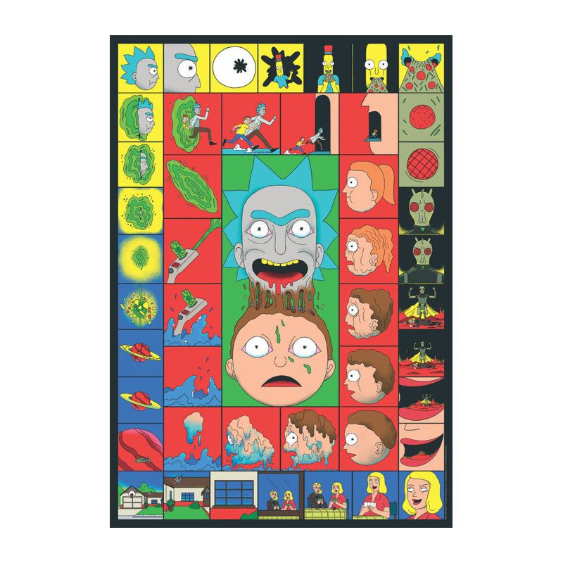 CLEMENTONI - Compact 1000 pieces - Rick&Morty