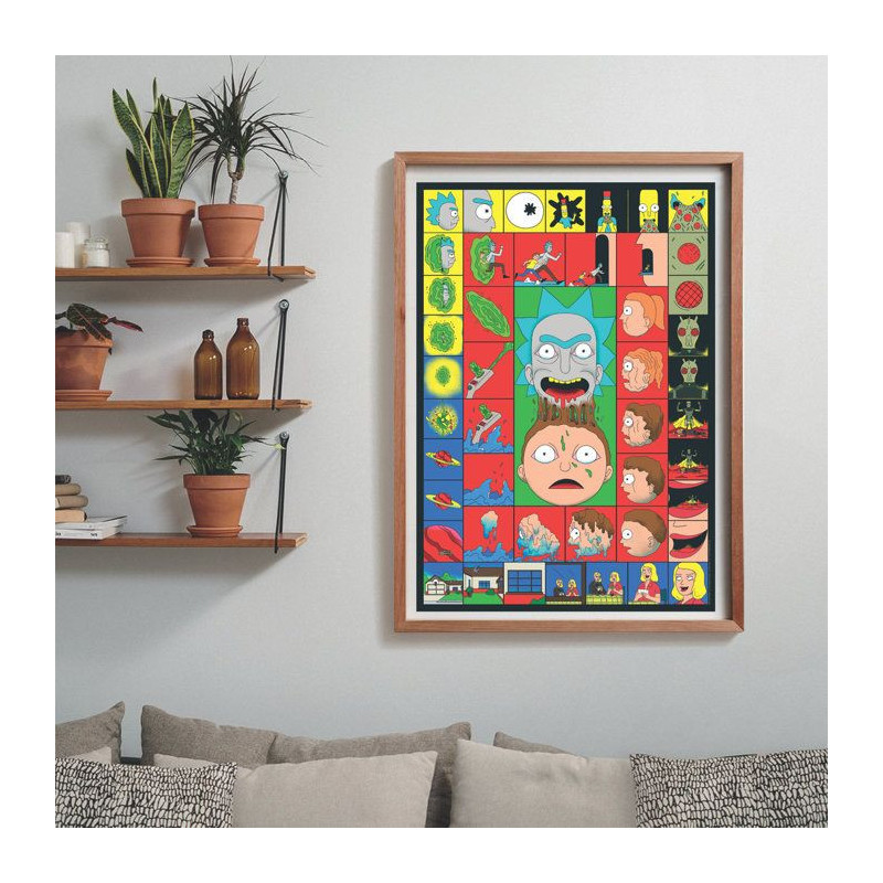 CLEMENTONI - Compact 1000 pieces - Rick&Morty