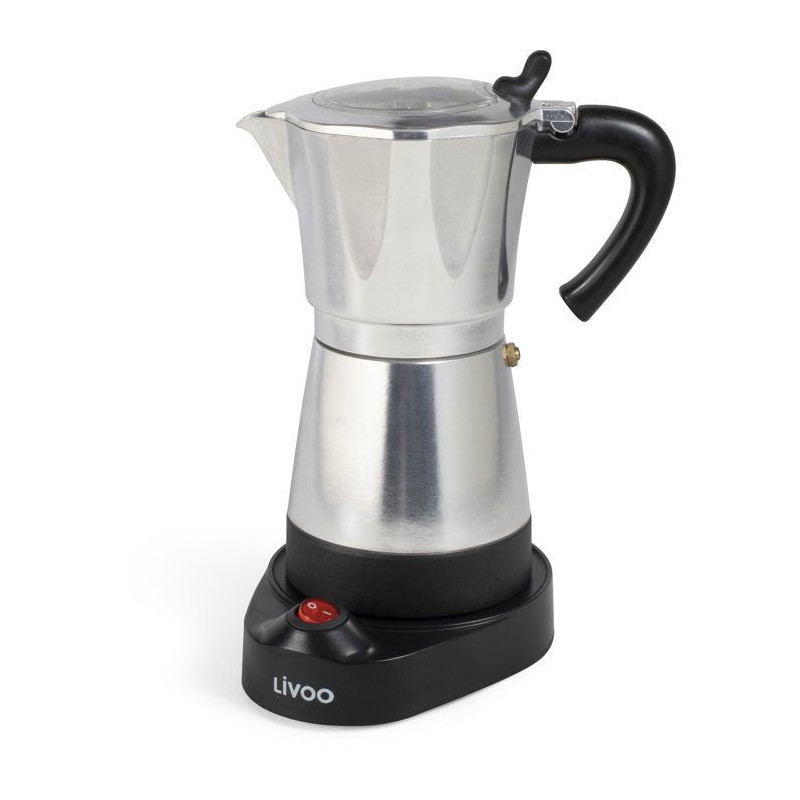 Cafetiere italienne électrique - LIVOO - DOD117A - 480 W - 300 ml - 6