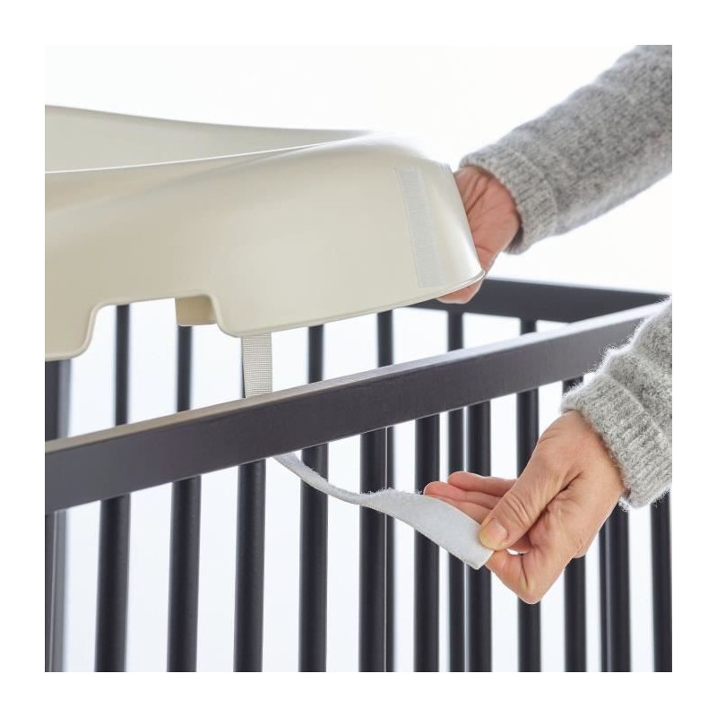 THERMOBABY changing pad - 76x45 cm - VASCO - lily of the valley white