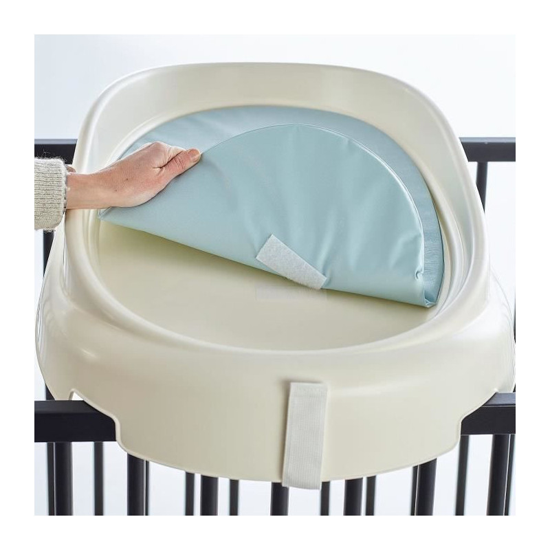 THERMOBABY changing pad - 76x45 cm - VASCO - lily of the valley white