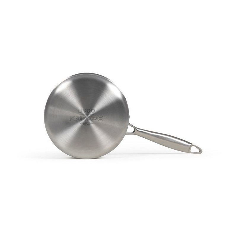 Casserole inox 16 cm - LIVOO - MEP163 - Triply - Sans PFAS