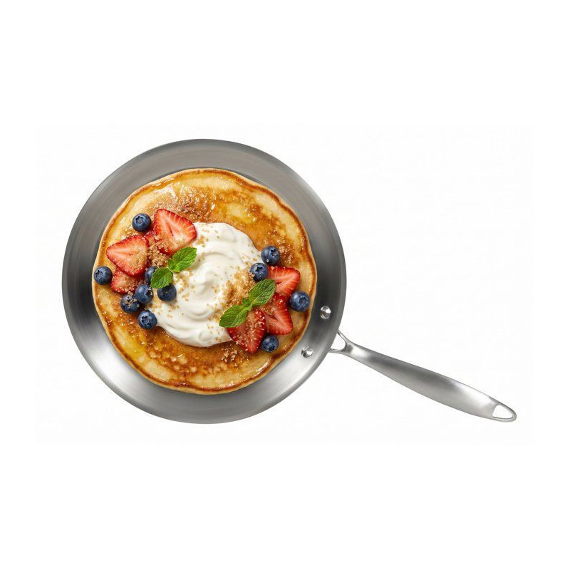 Crepiere inox 28 cm - LIVOO - MEP164 - Tous feux