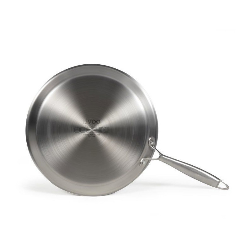 Crepiere inox 28 cm - LIVOO - MEP164 - Tous feux