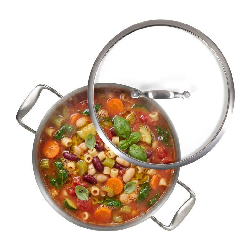 Faitout inox 24 cm - LIVOO - MEP165 - Triply