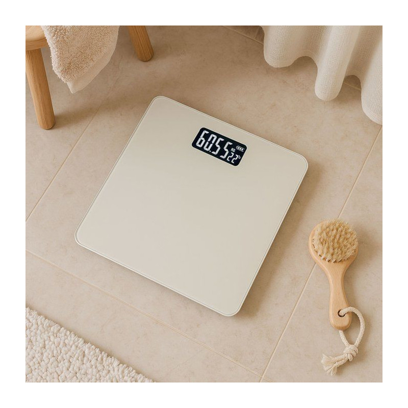Pèse-personne électronique - ONLI - ON1001G - Écran LCD - 180 kg -