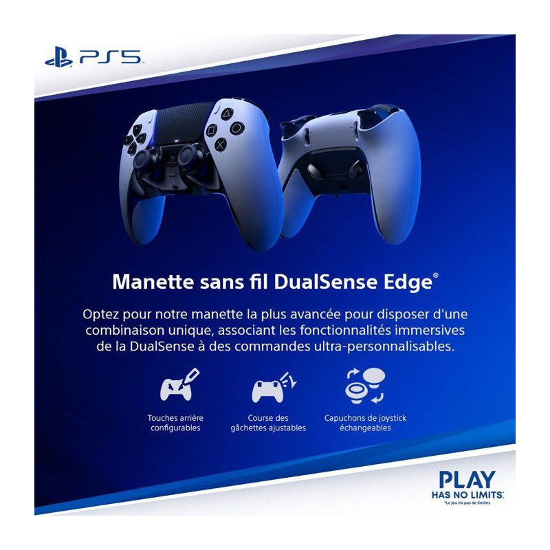 Manette sans fil DualSense - Rhythm Blue I PS5 et PC