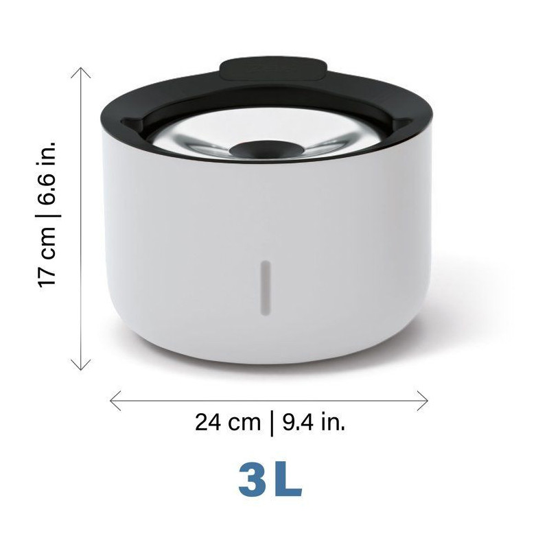 Fontaine a eau pour chiens - ZEUS - Oasis - Capacité 3 L