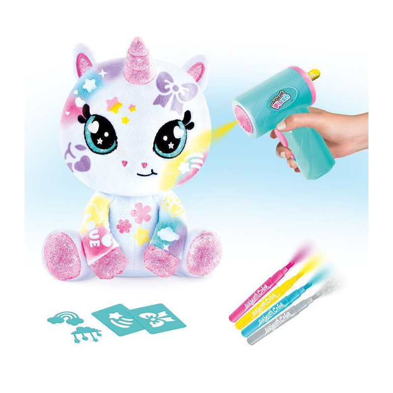Licorne Pailletée – Avec spray électronique, feutres et pochoirs