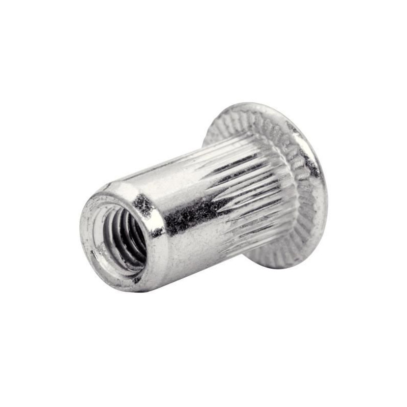 Écrous à sertir - RAPID - M8 - Pour vis Ø8mm - Blister de 20 + 1 Fo
