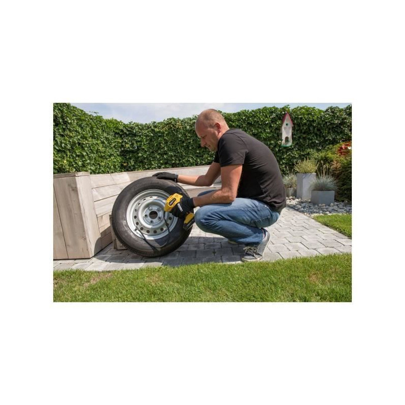 Compresseur/Gonfleur d'air portable sans fil 18V - POWERPLUS - Pompe