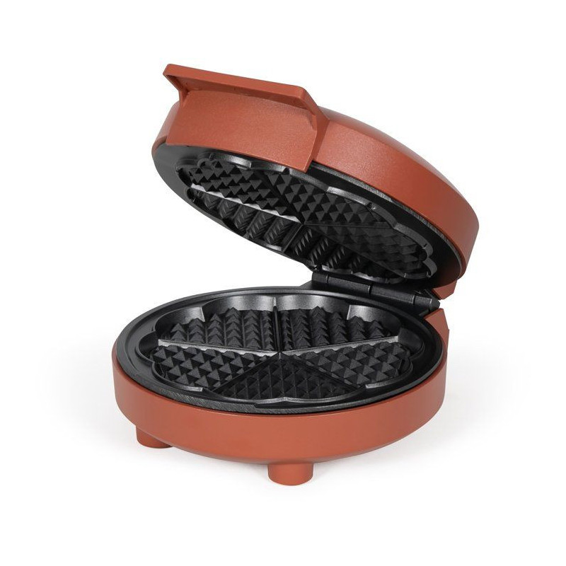 Gaufrier coeur - LIVOO - DOP255R - 5 gaufres - 1000 W