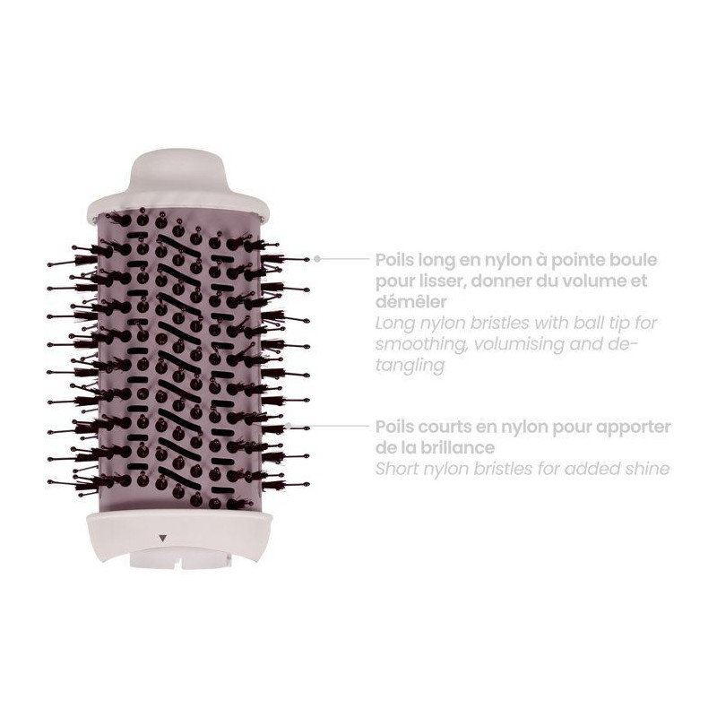 Brosse soufflante - LIVOO - DOS211 - 2-en-1 - 1200 W - Revetement cér