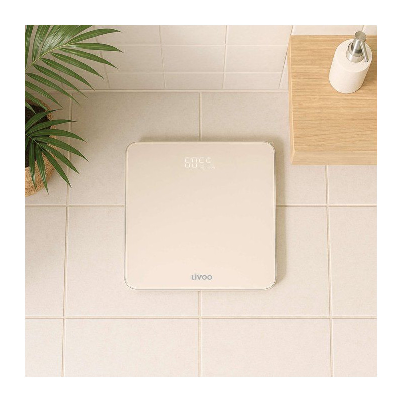 Pese-personne électronique - LIVOO - DOM524C - Écran LED - 180 kg -
